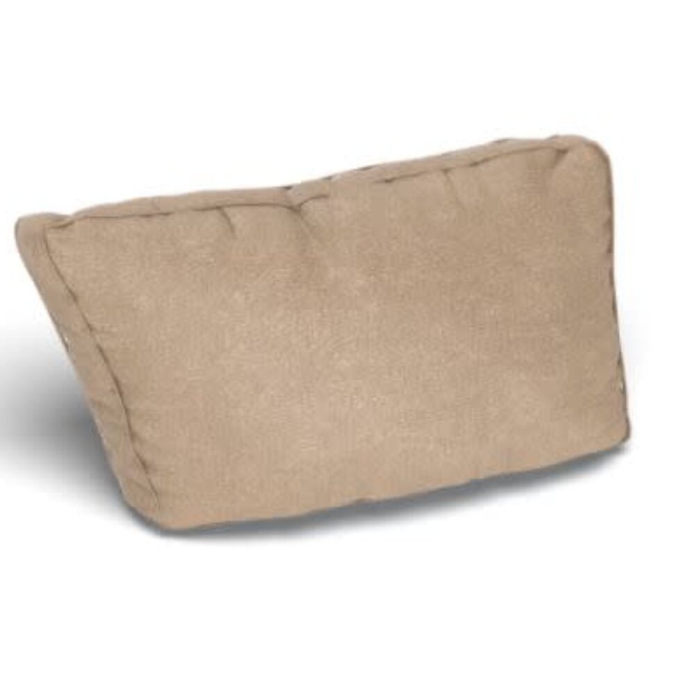 Lovesac Angled Side Pillow Cover: Taupe Combed Chenille